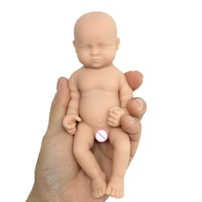 China 6 Inch Mini Reborn Dolls Realistic Silicone Baby Changeable Clothing - Reborn Baby Dolls Full Body Silicon Reborn Baby Gift for sale