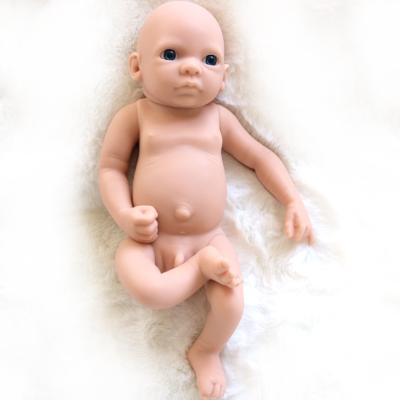 China Changeable Dressing 26 Cm 10 Inch Mini Realistic Silicone Reborn Dolls Newborn Baby Doll Toys Unpainted Soft Unfinished Soft Empty Kit DIY for sale