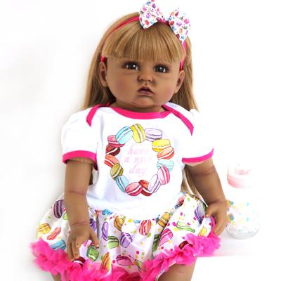 China New Style 22inch Changeable Vinyl Real Life Black Skin Soft Touch Reborn Baby Dolls for sale