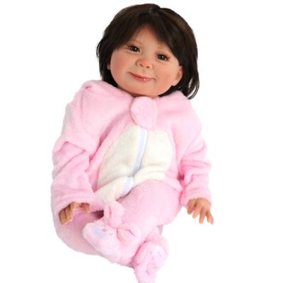 China 2021 Changeable Dress Detail Painting Original Real Doll Toy Reborn Dolls Bebe Reborn Silicone Babies Lifelike 55cm for sale