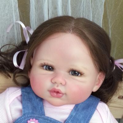 China Changeable Clothing 2021 New Style 55cm Cute Soft Babies Reborn Silicone Baby Dolls For Girls Fashion Bebe Reborn Dolls Newborn Baby Doll for sale