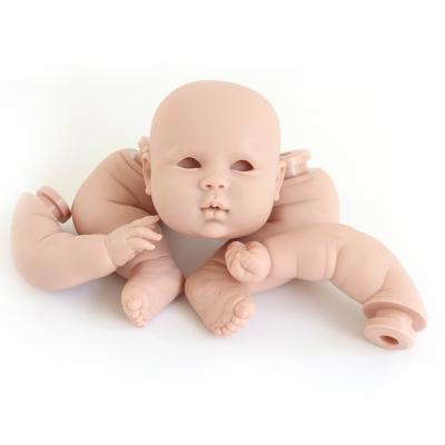 China Factory direct supply changeable clothing unpainted 18 inch full - silicone baby doll kits doll reborn head for sale