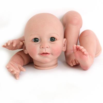 China Changeable Dressing Bebe Reborn Baby Doll Kit Lisa 22 Inch Baby Molds Mask Kit Handmade Unpainted DIY Toy For Girls LOL for sale