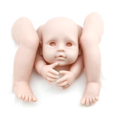 China Changeable Dressing Baby - 22 Inch Realistic Cute Vinyl Unpainted Unfinished Doll Doll Parts Empty DIY Doll Kit for sale