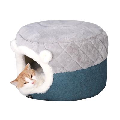 China Breathable Pet Beds And Accessories Dog Sofa Bed Fleece Cushion Small Cat House for sale