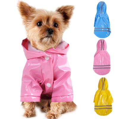 China Sustainable Pet Apparel Raincoat Jackets Dogs Clothes And Accessories Summer Dog Raincoat for sale