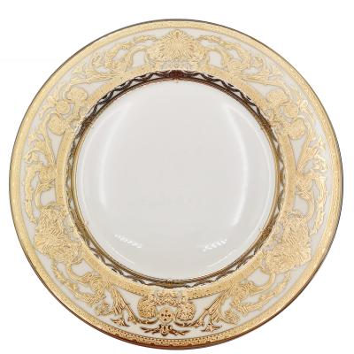 China Sustainable Luxury Fine Bone China Dinner Dishes Elegance Fine China Dish Sets for sale