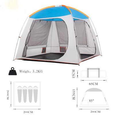 China Camouflage/Field Game Family Picnic Mosquito Net Tent Family Camping Tent Comping Outdoor Four-Season Tent Automatic Indoor Rising Fast Automatic Opening for sale