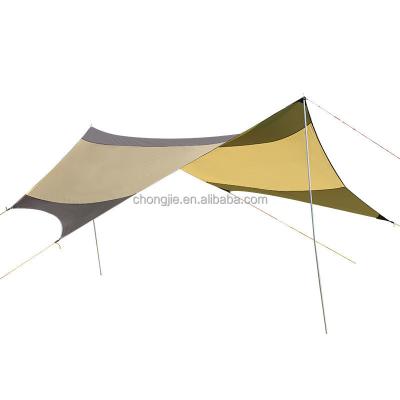 China OEM Polyester 210T Waterproof Portable Ultralight Sun Shelter Sunshades Tent Diagonal Tying Type Canopy for sale