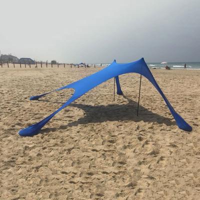 China High Quality Wholesale Custom Fly Tarp Custom Made Tarp Extended Type Beach Sunshade Camping Sun Shelter Rain Shelter Foldable Tent for sale