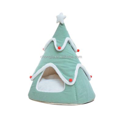 China Removable Cover CJANTELOPE Pet Tent House Teepee Pee Pad Bed for sale