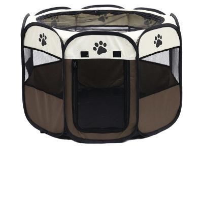 China Portable Travel Dog Cat Litter Pet Four-Sided Tent Pet Cages Carriers Rooms Pet Tent for sale