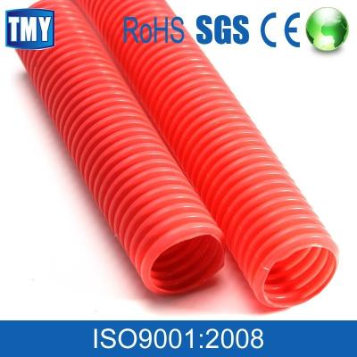 China PVC/PP/PE/PA 32mm In Wall Flex Orange Pvc Cable Conduit UV Resistant for sale