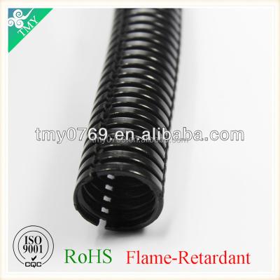 China PE/PP/PVC/PA Plastic Flexible Perforated Corrugated Pipe for sale