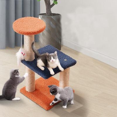 China 2022 Sustainable New Multi-configuration Installation Easy Listing Cat Climbing Frame Sisal for sale