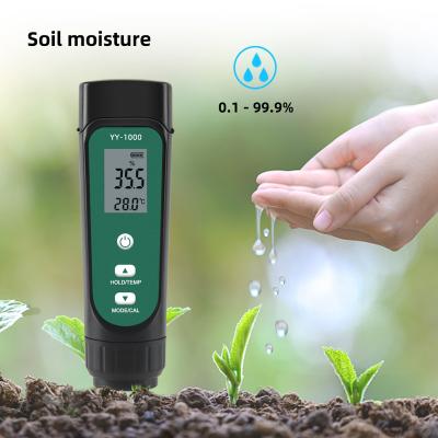 China Portable Waterproof Digital LCD Display EC/Temp Soil Tester Meter For Garden Planting 210*45*35 for sale