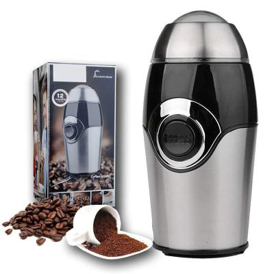 China Car Mini Stainless Steel Coffee Grinder Salt Pepper Herb Spices Grinding Machine Home Electric Coffee Maker Machine Kitchen Tools for sale