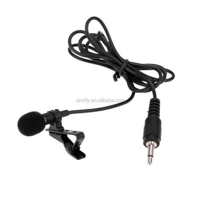 China Clip Microphone Mini 3.5mm Multimedia Clip Clip Microphone With Collar Clip For Lound Speaker for sale