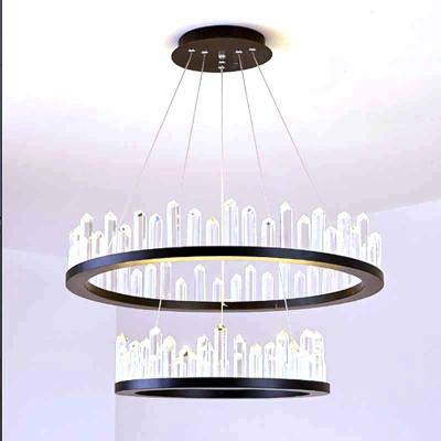 China 2020 New Branded Design K9 Decorative Black Crystal Crystal Pendant Light Lamp Beautiful Retail Store Hotel Home Store for sale