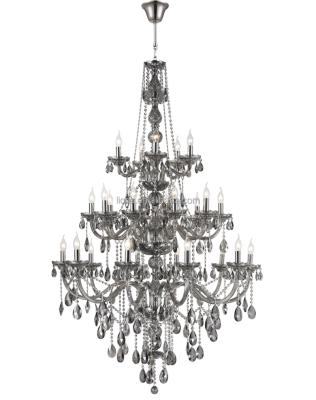 China Large EUROPEAN Made Elegance 25 Crystal Chandelier Light For Foyer Hotel Villa Lobby Application Luxury Chandeliers for sale