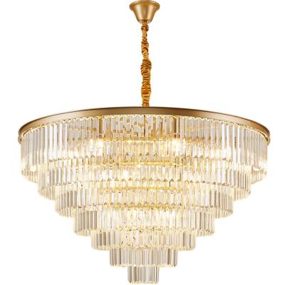 China Modern Hot Sales Good Quality Crystal Chandelier Living Room Modern Design Dining Room Luxury Pendant Light for sale