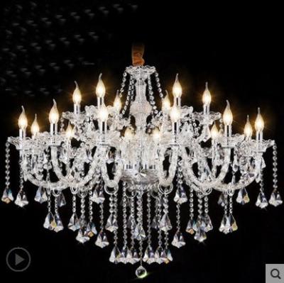 China 2020 European promotional good quality clear crystal K9 chandelier for wedding banquet for sale