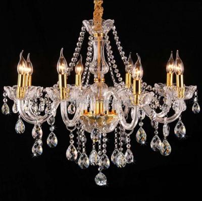 China Home Promotional K9 Crystal Chandelier Wholesale Fastest Delivery Gold K9 Crystal Chandelier for sale