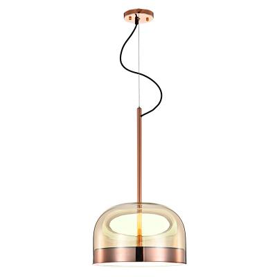 China 2020 New Design LED Pendant Lamp Rose Gold Modern Decorative Light Home Deco Blow Lights Good Quality Modern Glass Pendant for sale