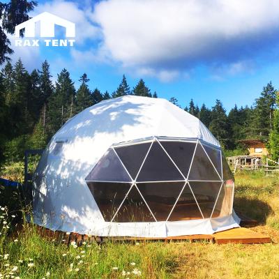 China Water proof small garden igloo dome tent with dome house PVC geodesic dome tent house for camp glamping site for sale