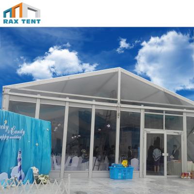 China Aluminum Alloy Good Price Durable Big Glass Marquee Tent For Events for sale