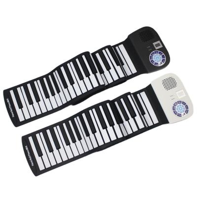 China Eco-friendly Material Easy Hot Selling Piano Roll Electronic Hand Organ Carry Keyboard Folding Up Piano for sale