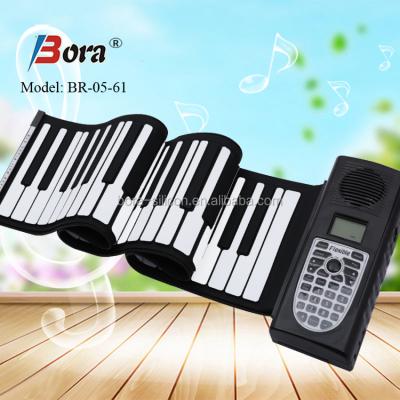 China Battery Operated Toy 49 Key Digital Roll Up Flexible Piano Mat Roll Up Piano for sale