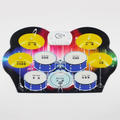 China Flexible electric silicone drum for kids wholesales usb roll up drum kit software download for sale