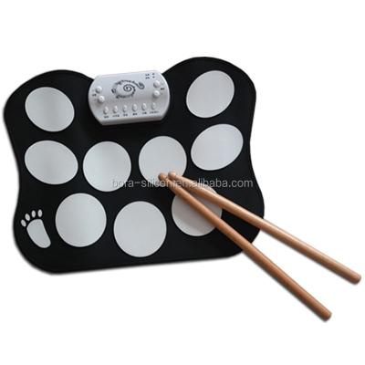 China China Electronic Silicone Drum Kit Silicone Roll Up Drum for sale