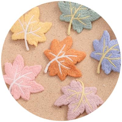 China Europe Korean Elegant Leaf Simple Hair Clips For Women Girls Hairpins Soft Foliag Barrette Leaves Slides Hair Accessories for sale