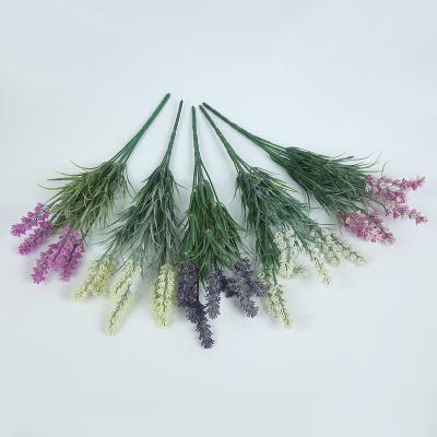 China Wholesale Colorful Realistic High Simulation Decoration Real Touch Artificial Flowers Lavender for sale