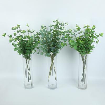 China High simulation selling five GOLD COINS garden simulation indoor durable artificial leaves for sale