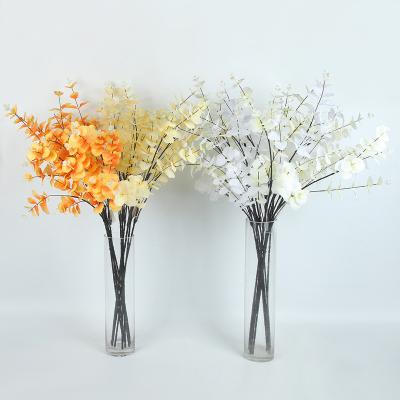 China Wholesale High Simulation Durable Artificial Garden Real Silver Touch Leaves High Branches for sale