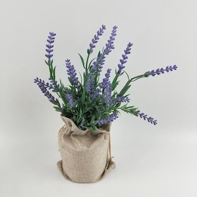 China Wholesale Factory Supply High Simulation Environment Artificial Flower Lavender Home Decor for sale