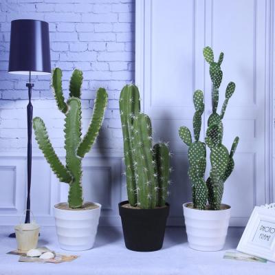 China New high simulation photography photo props small potted simulation cactus plant fairy ball green plant fresh decorative ornaments for sale