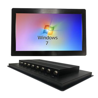 China 21.5 Inch Tablet PC Fanless Capacitive Multi Touch Screen Recessed Industrial PC 100*100mm (VESA Panel Bracket Wall Mounted) for sale