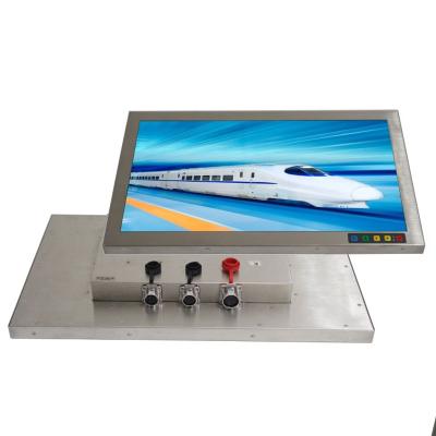 China True Ip67 Flat Touch Panel 10 Point Capacitive Touch Panel 21.5 Inch Industrial Touch Screen Monitor 21.5 Inch 16:9 LCD Display for sale