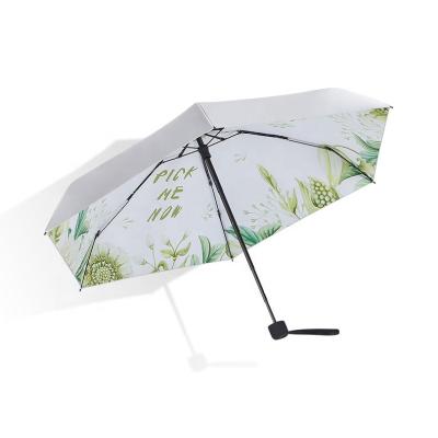 China New Design HGIH Quality Mini Umbrella Foldable Capsule Pocket Umbrella Anti-UV Sun Umbrella With Gift Box for sale