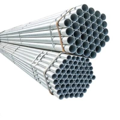 China Q235 Q345 A53 2 Inch Sch40 10FT Galvanized Round Steel Pipe Hot Rolled For Greenhouse Heating Pipe for sale