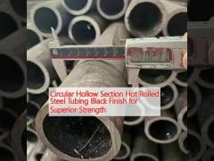 Circular Hollow Section Hot Rolled Steel Tubing Black Finish for Superior Strength