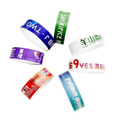 China Fudan FM1108 RFID Tyvek Pulseras de pulsera RFID pasivo Disposable en venta