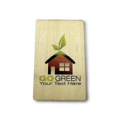 China Eco Friendly Bamboo Wooden RFID Hotel Key Card 85.5mm X 54mm Size for sale