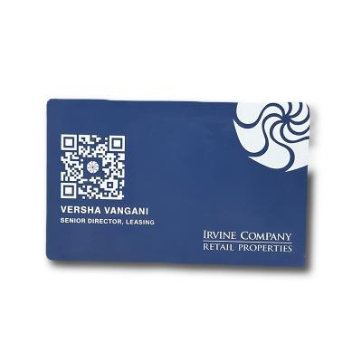 China 13.56Mhz Custom Metal NFC Card Business NFC Invitation Card Rectangular for sale