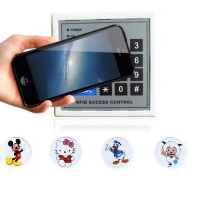 China Programmable Social Media Tags Waterproof NFC Phone Sticker NTAG213 for sale