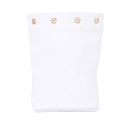 China 12A Canvas Beauty Drawstring Bag White Flannel Cosmetic White Canvas Cosmetic Bag For Cleansing Cream Kit for sale